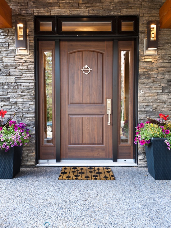 Solid Wood Entrance Door