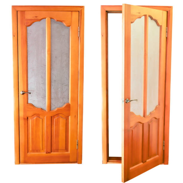 Carved Hardwood Door